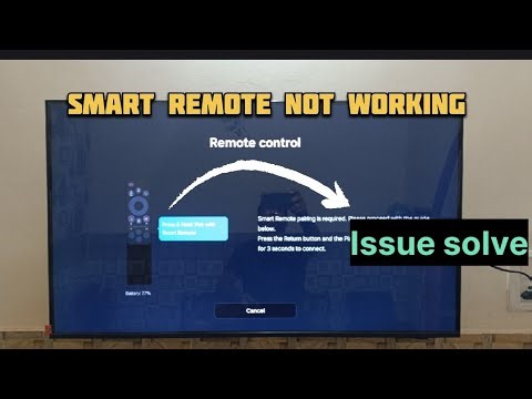 Remote not working issue solve!! Samsung smart remote not working
