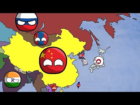 History of China and Its Neighbours in Countryballs (1900-2020)