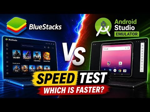 Best Emulator for Low-End PC? Android Studio vs BlueStacks Speed Test