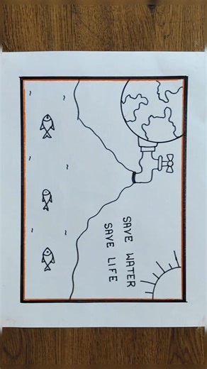 world water Day #art #water #drawing #nidhiarts #shorts