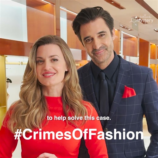 Sleuthers, Brooke D'Orsay and Gilles Marini have a special message for you, straight from Paris! Tune in to their all new movie, "Crimes of Fashion: Killer Clutch," TONIGHT at 9/8c! | Hallmark Mystery