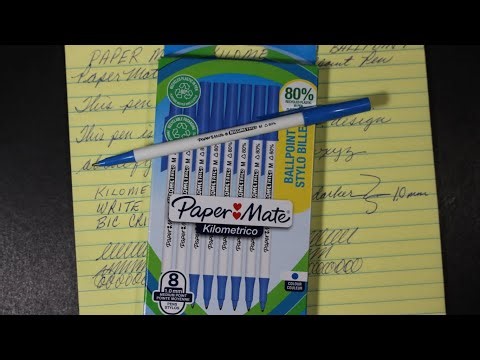 Paper Mate Kilometrico Ballpoint Pen Review - the "old style" Write Bros. pen is still available!