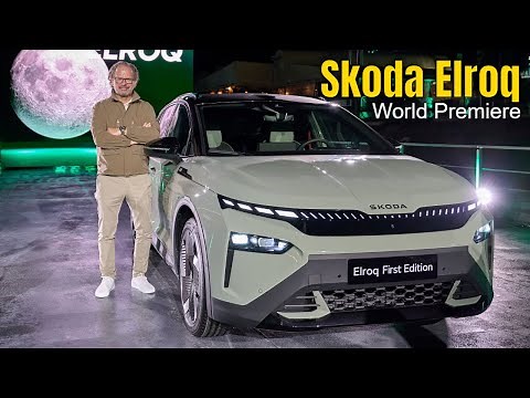 New 2025 Skoda Elroq Electric SUV World Premiere