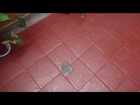COMO RESTAURAR DE NUEVO Y ENCERAR UN PISO.(RECOMENDADO PARA PISO ROJO DE ESTA APARIENCIA)....