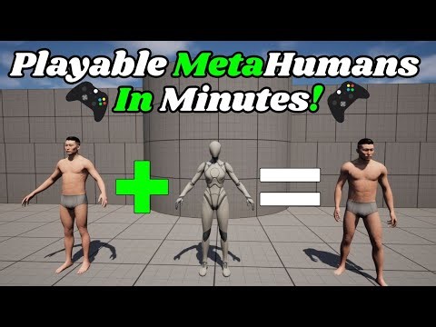 Playable MetaHuman in Minute - Here's How