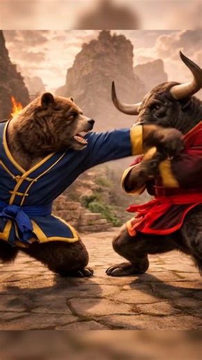bear vs yak #kungfu