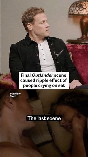 The Whole 'Outlander' Crew While Filming the Last Scene: 😭