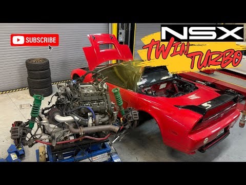 It Begins… Full Powertrain Removal on Our Twin Turbo 1993 Acura NSX (Ep 5)