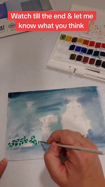 Bringing My Neighbor Totoro to Life in Timelapse Painting