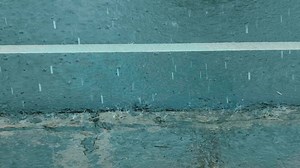 Download Slow motion rain background for free