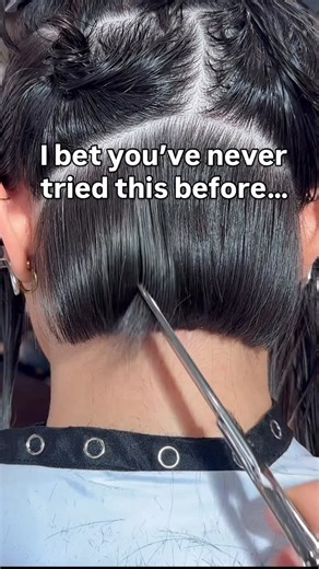 Ray Hornback Bob Haircutting Education on Instagram: "Using the blending scissor when you create an undercut creates a flatter and slimmer look under the occipital bone. For a modern looking bob, I think this is an essential technique to understand. If your bobs feel too bulky under the occipital, this can help remedy that problem. I used the @arcscissors SYMMETRY 28/4 blenders to remove build and collapse the graduation. If you need a new pair, use my code RAY15 for a discount on any scissor! #