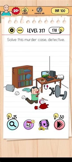 🧠 Brain Test Level 317 SOLVED! 🤯 Secret Genius Trick!