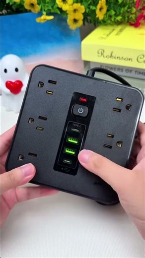 ⚡16-in-1 Power Strip with Switch & Surge Protection,ETL Listed Fireproof Power Strip