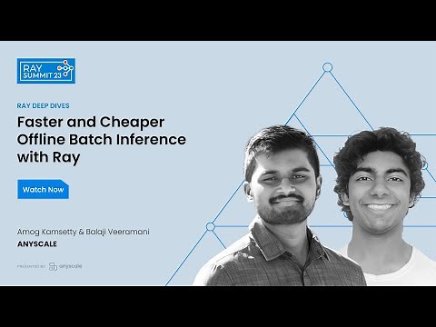 Faster and Cheaper Offline Batch Inference with Ray