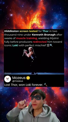 The Untold Story of Tom Hiddleston's Casting 📚 #loki #marvel