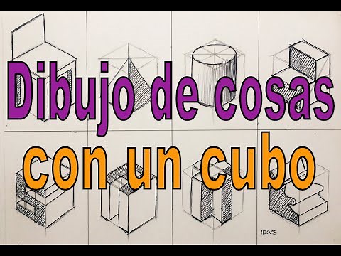 Cómo dibujar objetos con un cubo