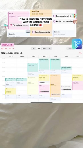 Apple Calendar has a new feature! ✍️🏻📖🍎 - Ipad pro - IpadOS18 Follow for more tips & videos #ipad #ipados18 #calendar #reminder #apple #planner #note #macbook #iphone #notesapp #icloud #applepencil #applewatch