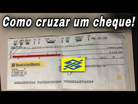 Como cruzar um cheque