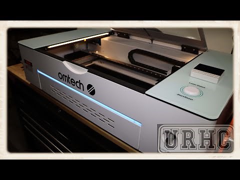 omtech Polar 350 50W Desktop Laser Engraver Part 2 Using Lightburn Camera And First Cuts