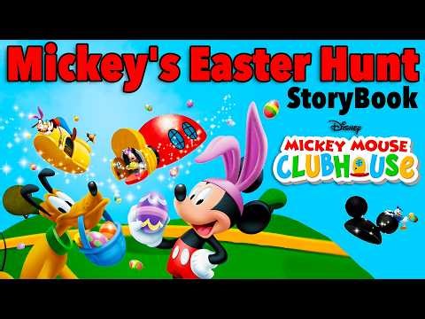 Mickey Mouse Clubhouse Read Along Storybook | Mickey's Easter Hunt