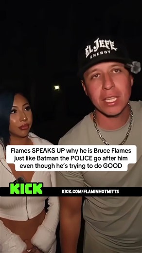 Flames SPEAKS UP why they call him BRUCE FLAMES just like BATMAN… #flames #batman #fyp #real
