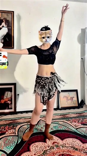 Mesmerizing Belly Dance Routine | Leopard Print Hip Scarf Style #hiphop #dance #tahitiandance #belly