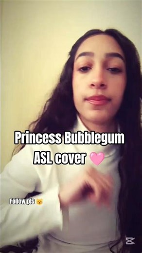 Princess Bubblegum ASL Cover | Adventure Time #asl #princessbubblegum #fyp #signlanguage #feedshorts