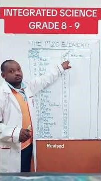 INTEGRATED SCIENCE GRADE 8 -9 REVISION #integratedscience