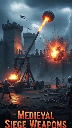 “Medieval Siege Weapons That Changed War Forever”#history #historyshorts #youtubeshorts #openhistory