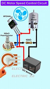 141K views · 685 reactions | Speed Controller Circuit #DCMotor #Diagram #motor | Electric 2.0 | Facebook
