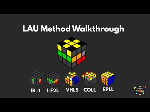 Lau Method (PseudoFOP) Silent Walkthrough: A New Rubik’s Cube Speedcubing Method