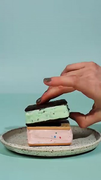 Stack. Eat. Repeat! Stack. Eat. Repeat! Stack. Eat. Repeat! First person to name the five flavors in this stack is the first to get an unapologetic (and unironic) high five. | FatBoy Ice Cream