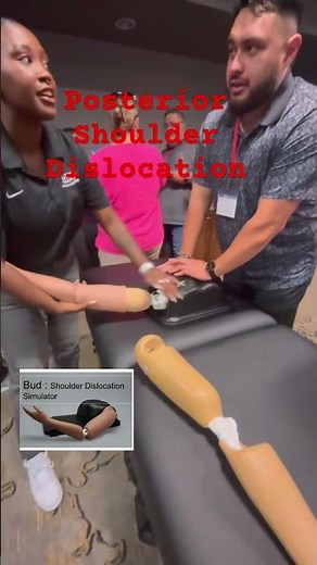 How to fix Posterior Shoulder Dislocation #orthopedic #sportsmedicine #shoulderdislocation