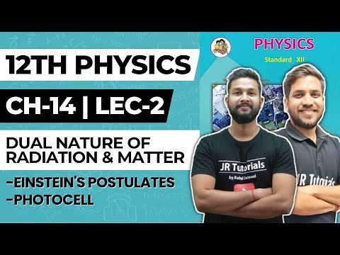 12th Physics | Chapter 14 | Dual Nature of Radiation & Matter | Lecture 2 | Maharashtra Board |