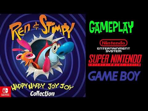 Ren & Stimpy Happy Happy Joy Joy Collection Gameplay (Recorded on Switch)