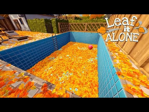 庭に落ちてる100万枚の落ち葉を一つ残らず拾うゲーム『Leaf it Alone』