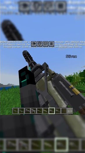 weapons from mod tack zero #minecraft