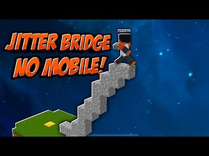 COMO FAZER A JITTER BRIDGE NO MINECRAFT MOBILE!