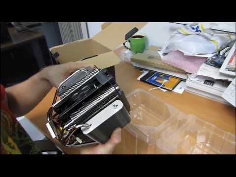 Cooler Master V8 Heatpipe CPU Heatsink Unboxing & First Look Linus Tech Tips