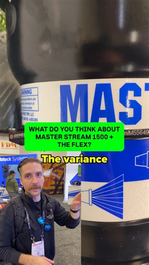 4.4K views · 30 reactions | POV: You see a Master Stream 1500 and the Flex monitor up close for the first time. Thanks to Andrew, Ryan and Adam for giving us their thoughts! #firefighter #waterflow #nozzle #taskforcetips #fdic | Task Force Tips | Facebook