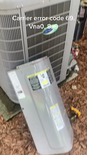 Carrier error code 69 troubleshooting tip#hvac #troubleshooting #hvactip #fyp