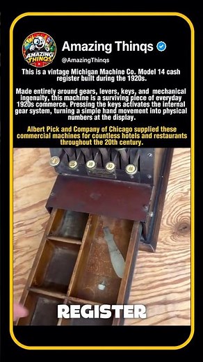 This 1920s Cash Register Prevented Employee Theft Using Purely Mechanical Gears