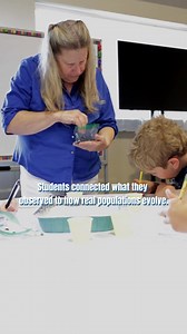 13 reactions | In 7th and 8th grade science, students became part of...