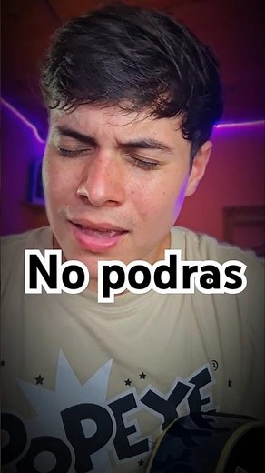 No podras 💫 #nopodras #cristiancastro #cover #versionacustica