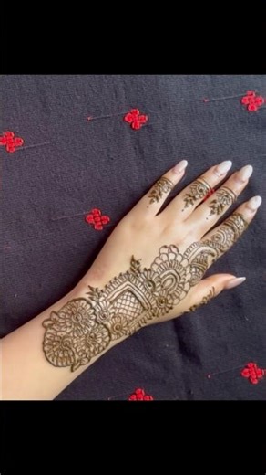 Arabic design step by step tutorial video ￼ #siliguri #henna #mehndi #foryoupage subscribe ❤️🫶🏻