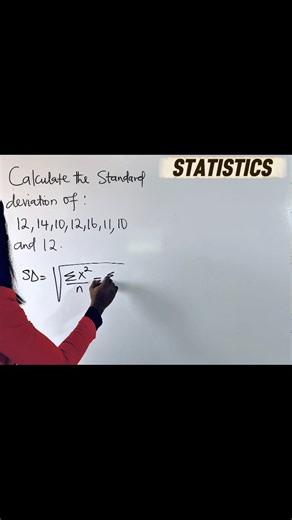 How to calculate Standard Deviation #maths #mathreels #viralmaths #onlinemaths #statistics | Online Maths Expo