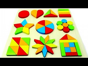 Preschool Shapes Puzzle | Find The Missing Pieces Activity
