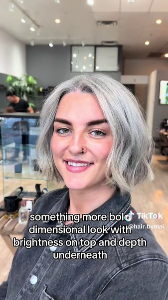 Embrace Your Greys: Bold Grey Blending Hair Transformation