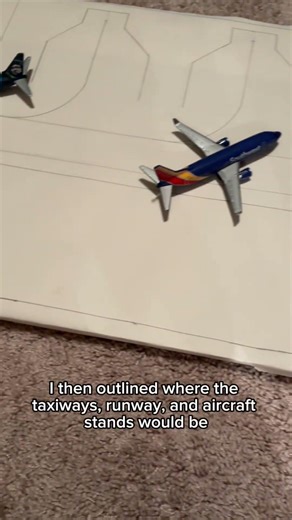 Day 1 of building a model airport #airplane #modelairport