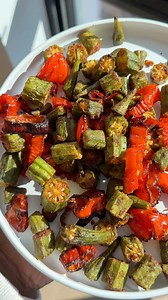 1.4M views · 29K reactions | Easy airfried okra that is slime free and delicious!! #okra #okralover #airfryerrecipes | Shakayla Felice | Facebook